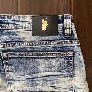 Makibi men’s biker jeans waist 36*32 inseam